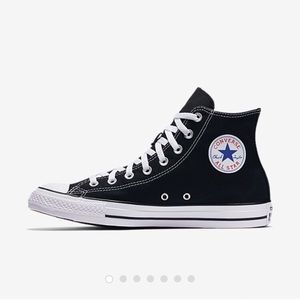 NEW Black hightop Chuck Taylor’s 9.5W/7.5M